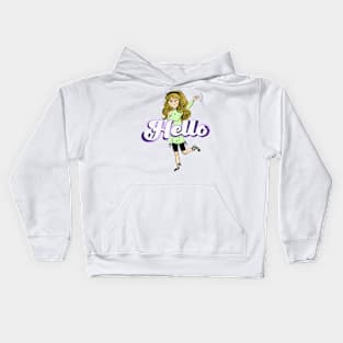 Say hello Kids Hoodie